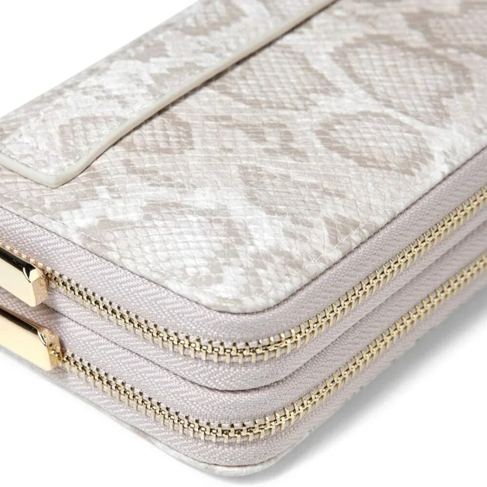 Women's PU Leather Phone Clutch Wallet RFID Blocking Multi-Card Organizer